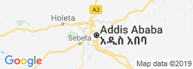 Addis Ababa map